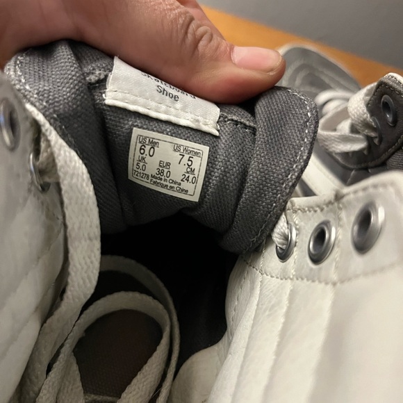 Vans Gray High-Top Sneakers - Picture 6 of 6
